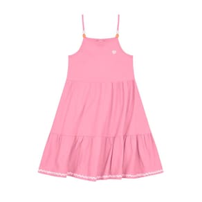 Vestido infantil menina com miçangas Brandili