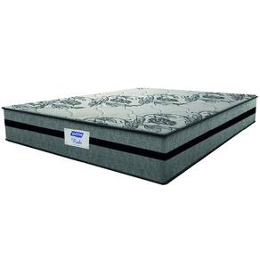 Colchão Casal King Gazin Com Molas Ensacadas Rubi 193x203x32cm Cinza/Preto - Suporta Até 120 Kg