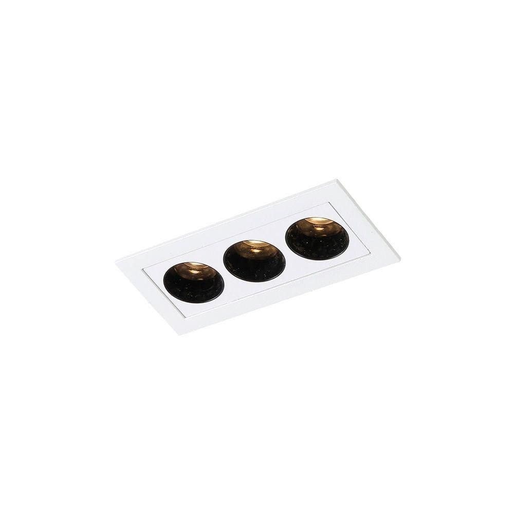 Spot De Embutir Astraled Downlight Ashok Led Alto Irc 90 6w Bivolt Branco 3000k Luz Amarela Dl-7212