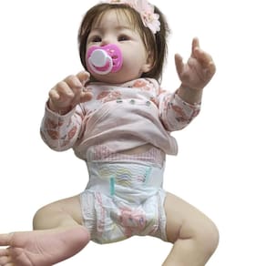 Bebê Reborn Menina Realista Artesanal Corpo Todo De Silicone Soft Macio.