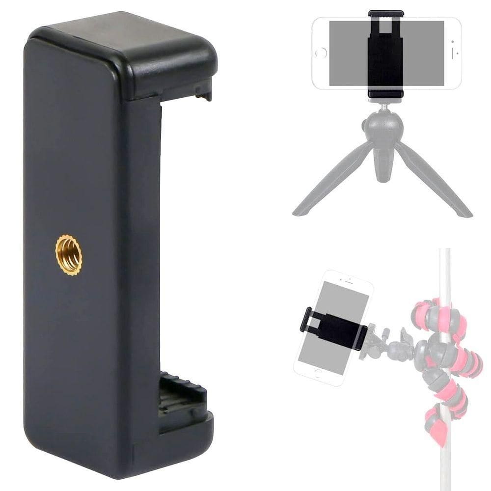 Suporte Celular E Smartphone 55mm à 85mm Com 2 Entradas De 1/4\"