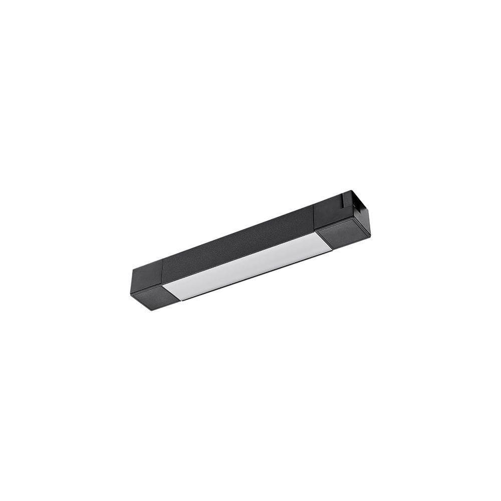 Módulo Led Difusor Para Trilho Nordecor Duli 10w 21cm Bivolt Preto 3000k Luz Amarela 6350
