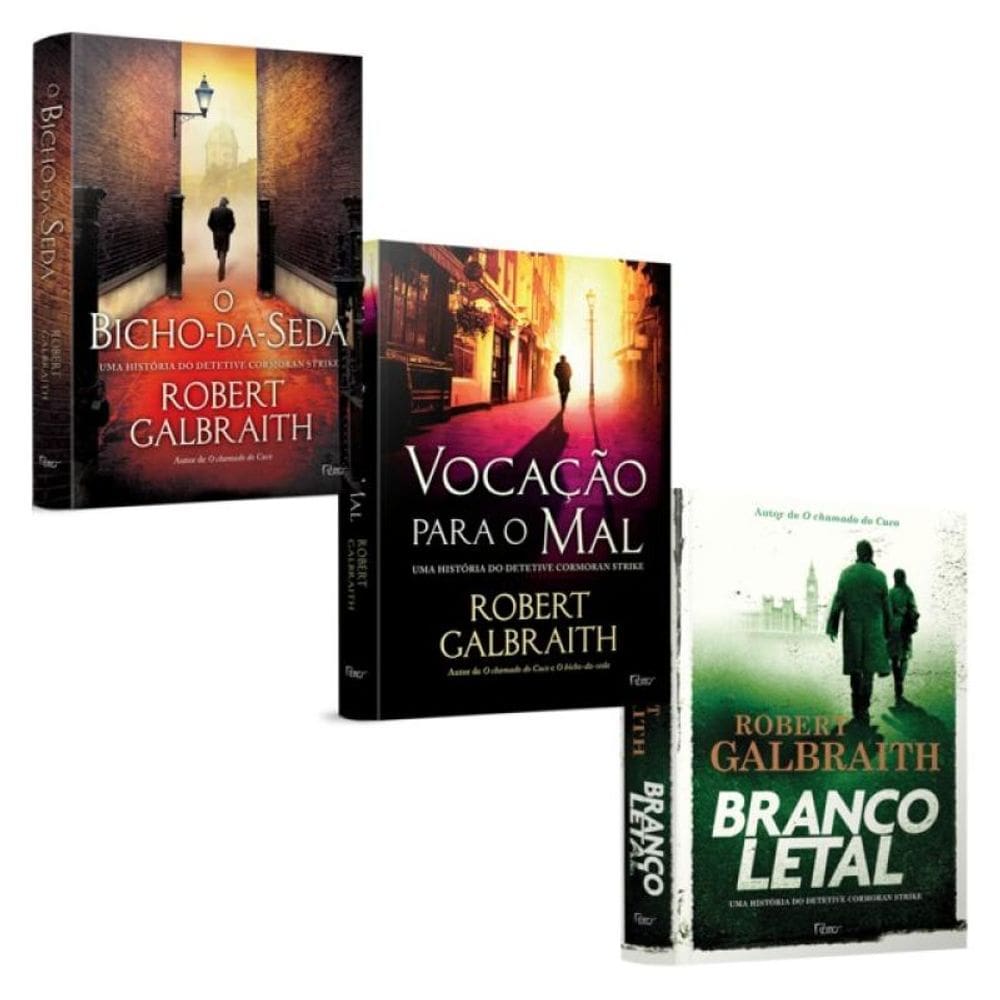 Combo Com Três Livros Da Série Cormoran Strike.