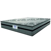 Colchão Casal Gazin Com Molas Ensacadas Rubi 138x188x32cm Cinza/Preto - Suporta Até 120Kg Por Pessoa