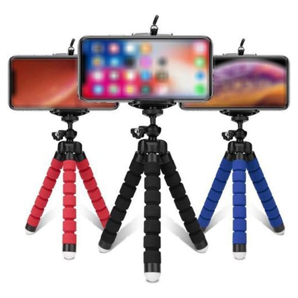 Mini Tripé Flexível Articulado Suporte Celular Selfie Câmera