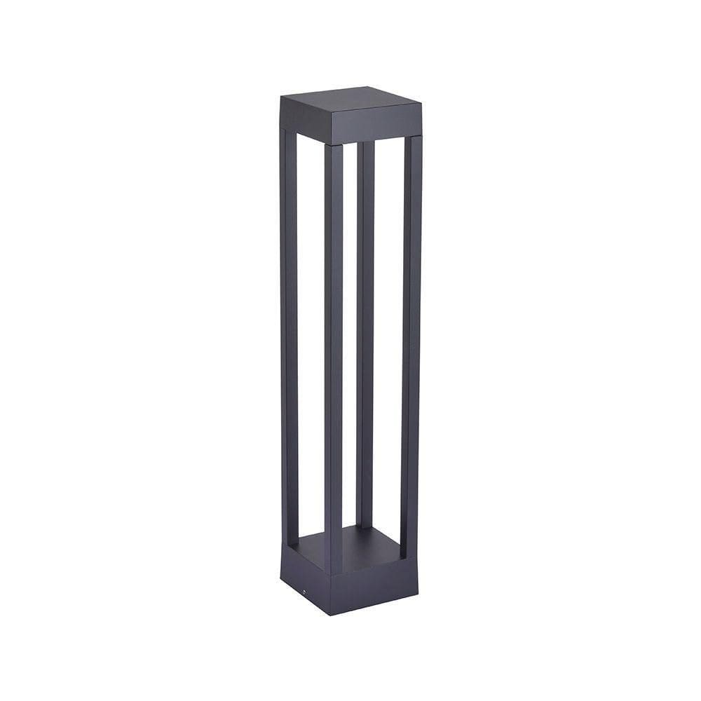 Luminária De Jardim Nordecor Zean 2684 60cm Led 10w Bivolt Preto 3000k Luz Amarela Preto 2684