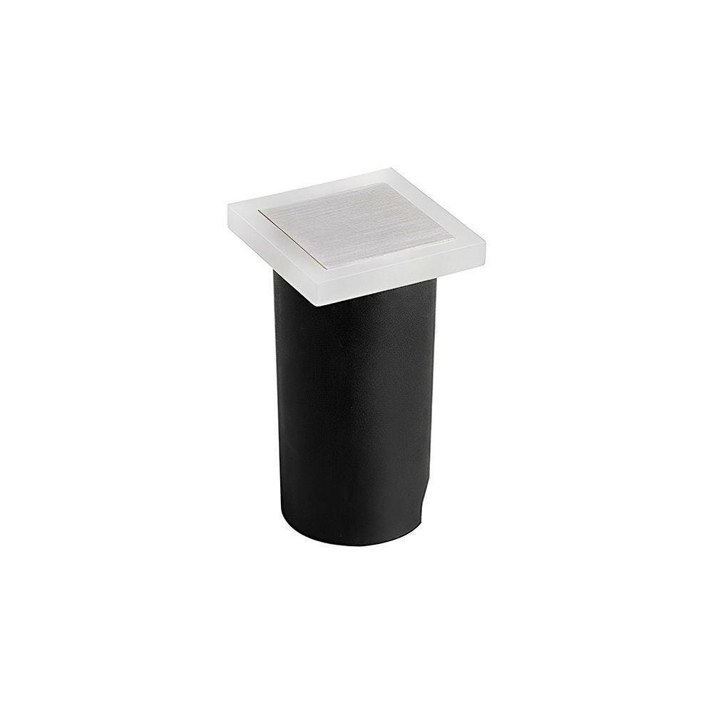 Embutido De Solo Led Nordecor Quadrado Pazo 6153 1w Bivolt Preto - Branco 3000k Luz Amarela 3000k Luz Amarela 6153