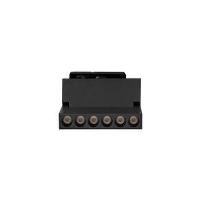 Módulo Led Projetor Para Trilho Nordecor Duli 6w 12cm Alto Irc 90 Bivolt Preto 3000k Luz Amarela 6362
