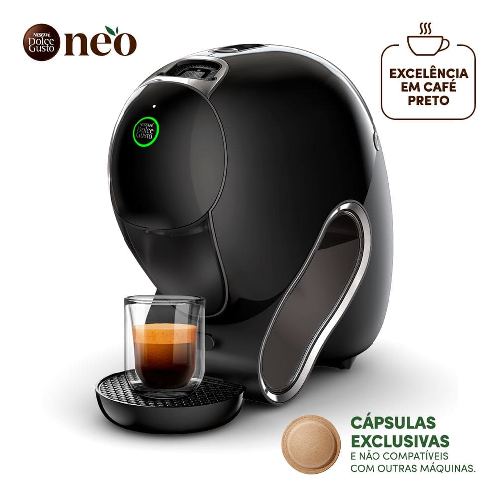 Cafeteira NEO Nescafé Dolce Gusto Preta Onyx 220v