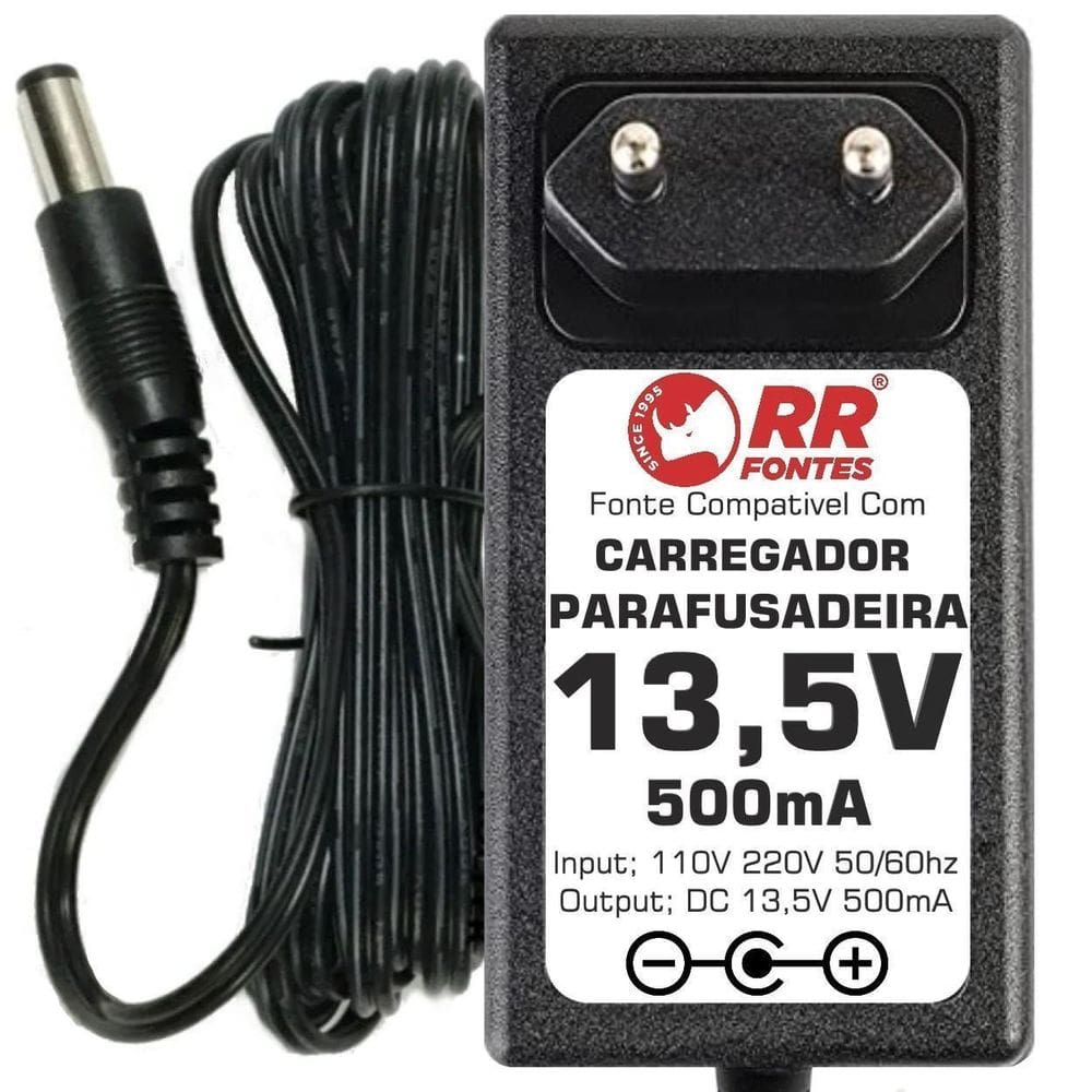 Carregador Fonte 13,5V Para Parafusadeira Philco Schulz Skil