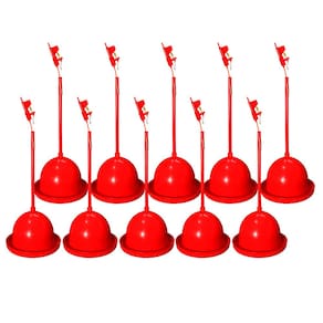 Kit Bebedouro pendular automático aves 10 unidades