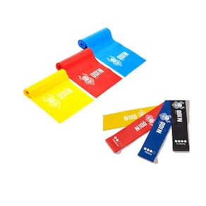 Kit Mini Bands 4 Intensidades Faixas Elásticas Thera Odin