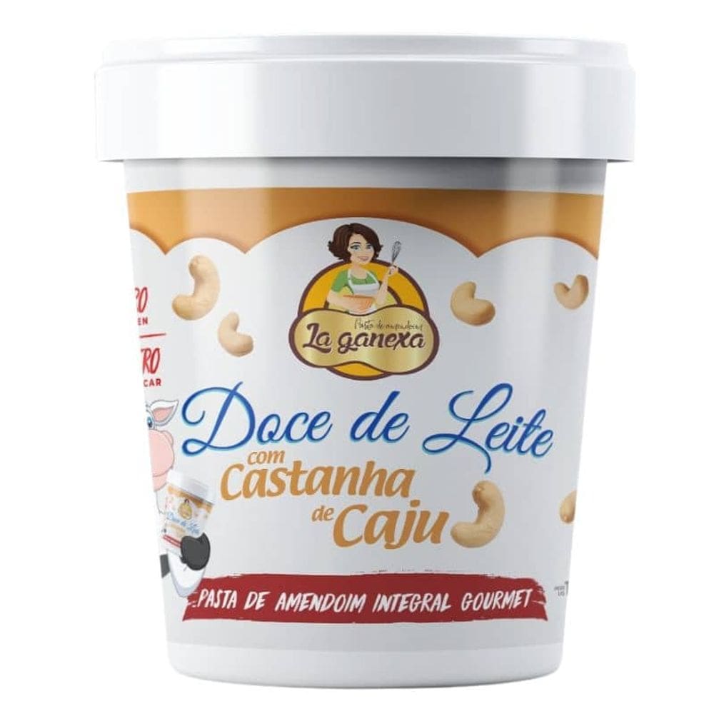 Pasta de Amendoim Integral (450g) La Ganexa