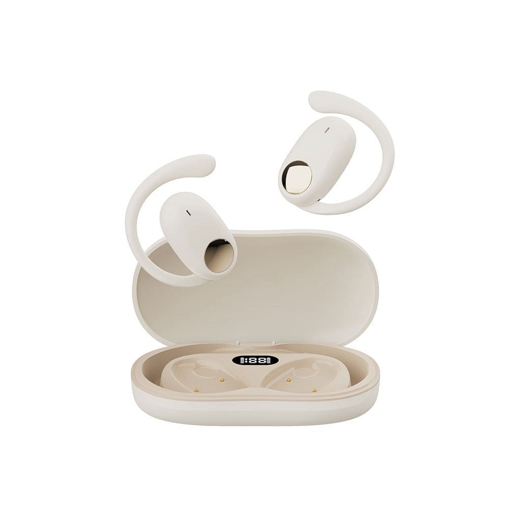 Fone de Ouvido Kross Elegance Sound Freedom KE-FTA55 Bluetooth Bege.