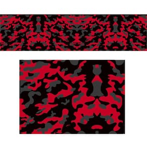 Adesivo Camuflado Mlitar Vermelho Red Camoflauge 2,00X0,50