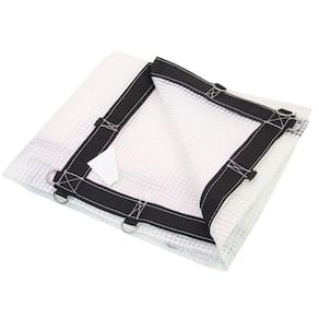 Lona transparente 5 x 4 mts cobertura pergolado impermeável