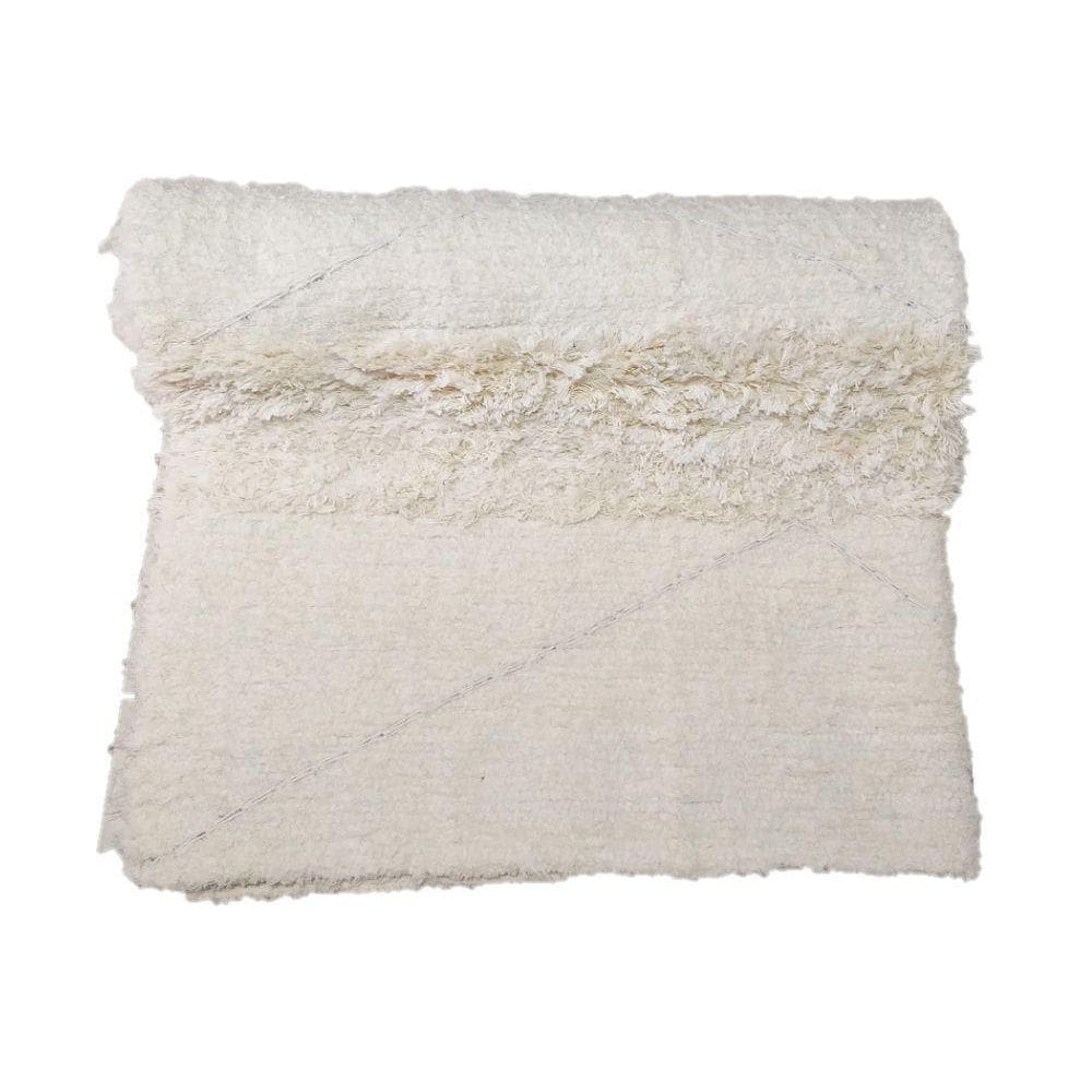 Tapete Para Sala Cru Bordado Boho 2.00X2.50