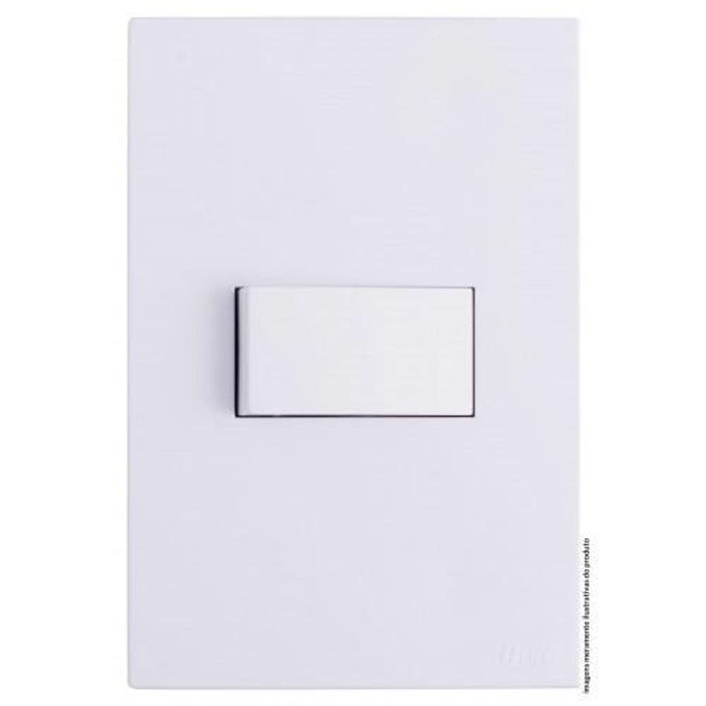 Conjunto Interruptor Simples Horizontal 4X2 Brs11980-6Br