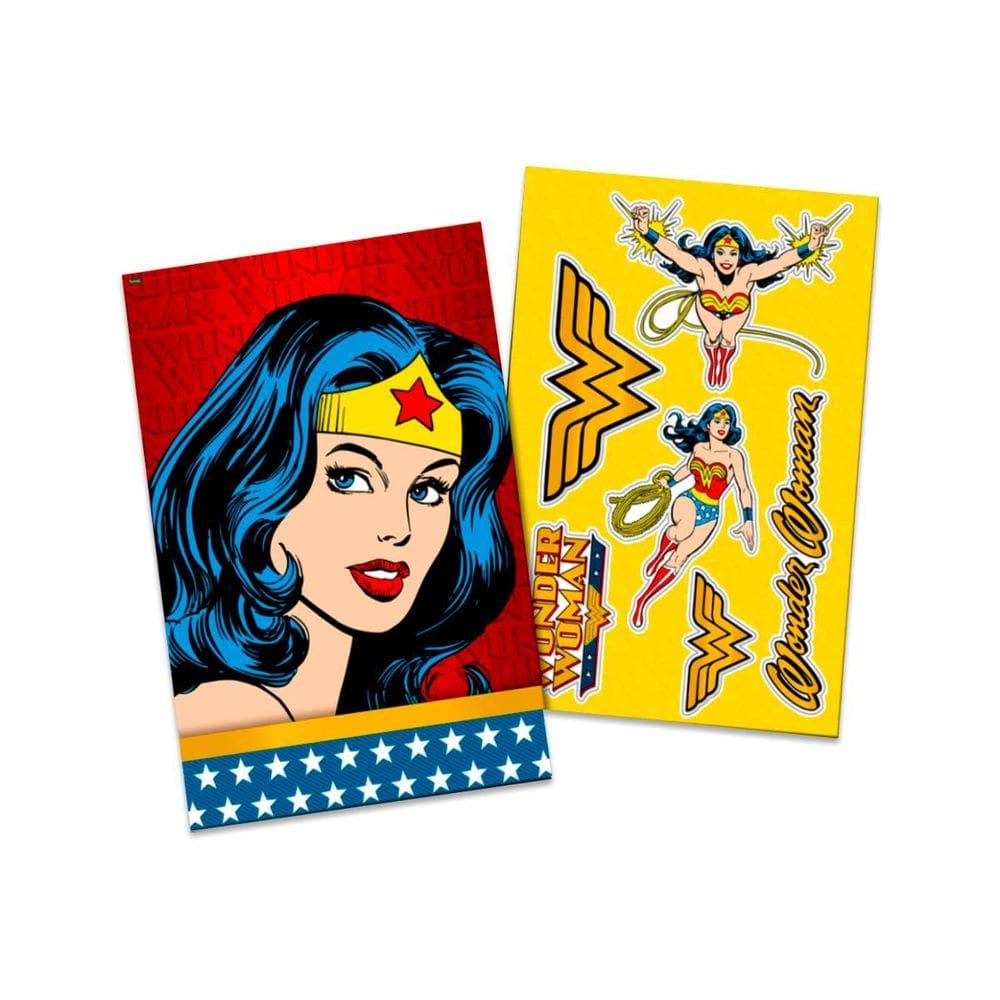 Kit Painel Decoração Aniversário Mulher Maravilha Festcolor