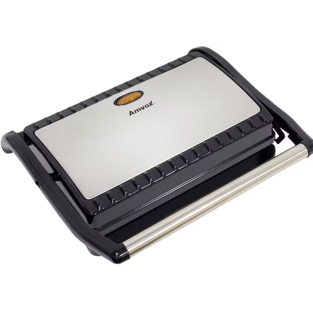 Sanduicheira Grill Antiaderente 750 Watts AMS 370 Black