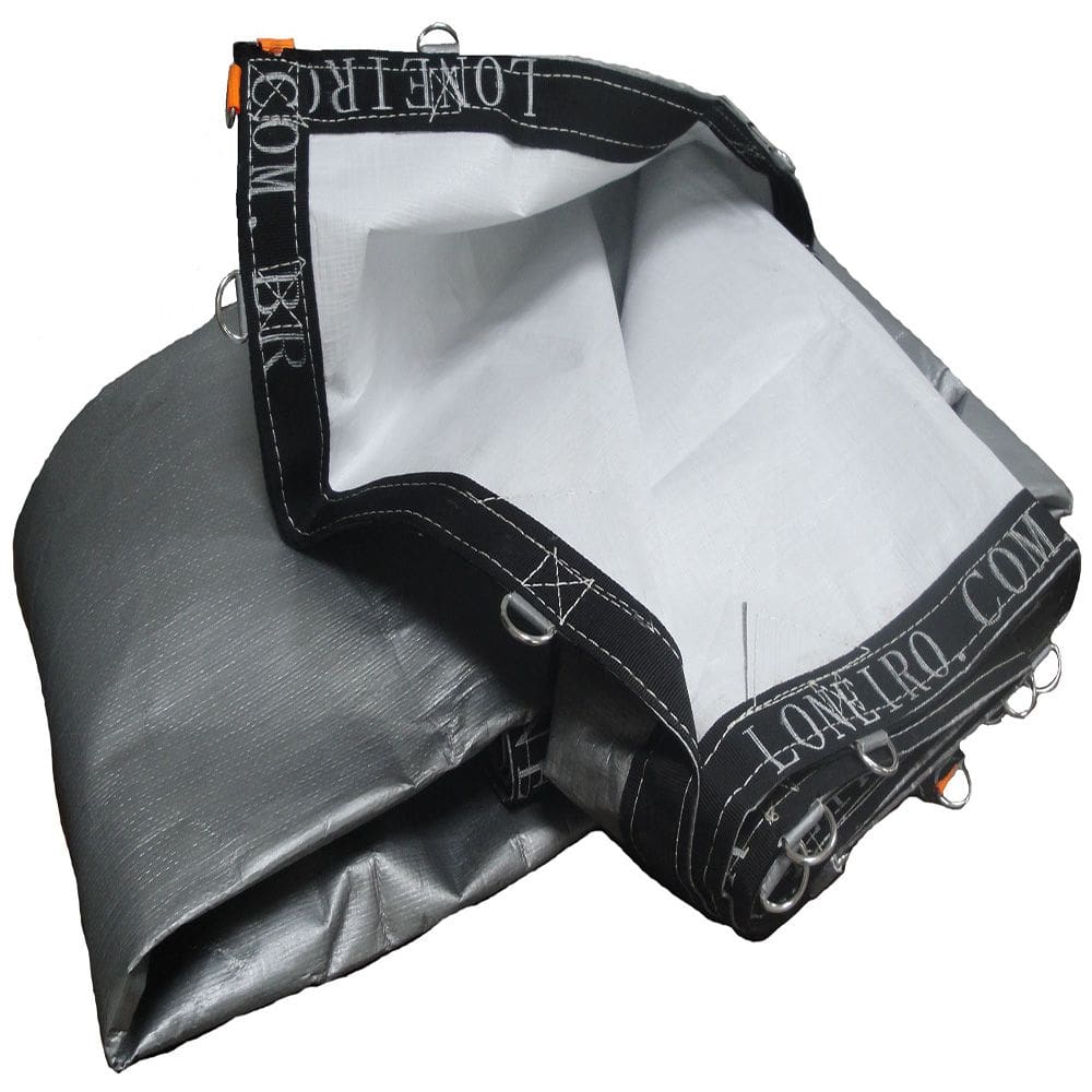 Lona top branca e prateada premium 5x6 impermeável 500micras