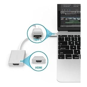 Cabo Adaptador Usb Tipo C 3.1 Para Porta Hdmi 4K Ultra