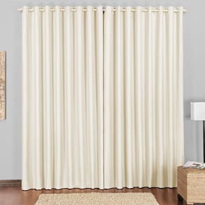 Cortina Block Blackout Trilho Comum Tecido 3,00X2,60M Bege