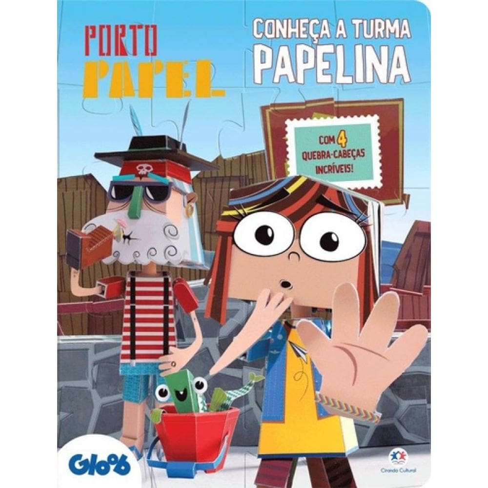 Livro Porto Papel - Conheca A Turma Papelina - Quebra-Cabeca