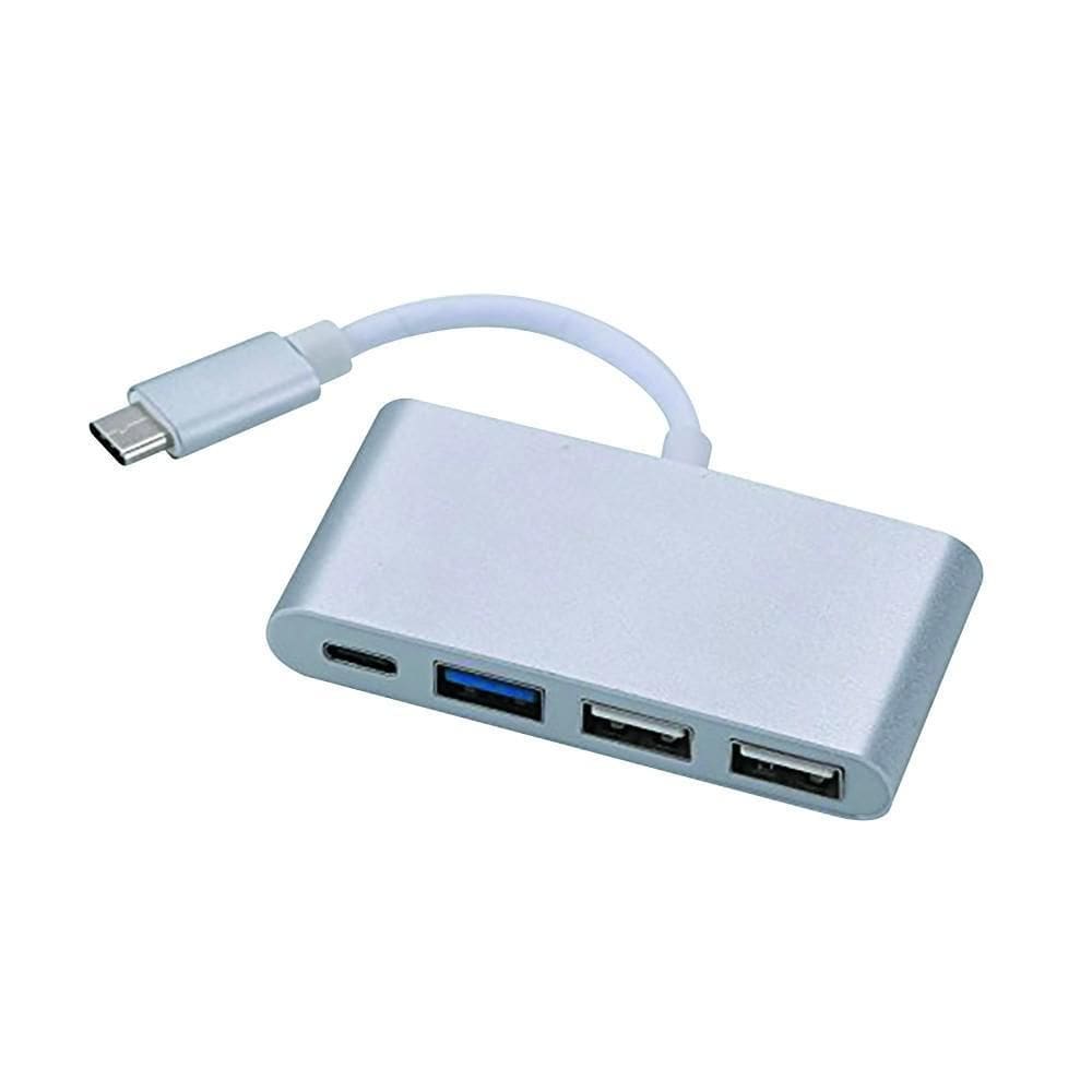 Cabo Adaptador Usb C Macho 1 X Usb C + Usb 3.0 E 2.0 Femea