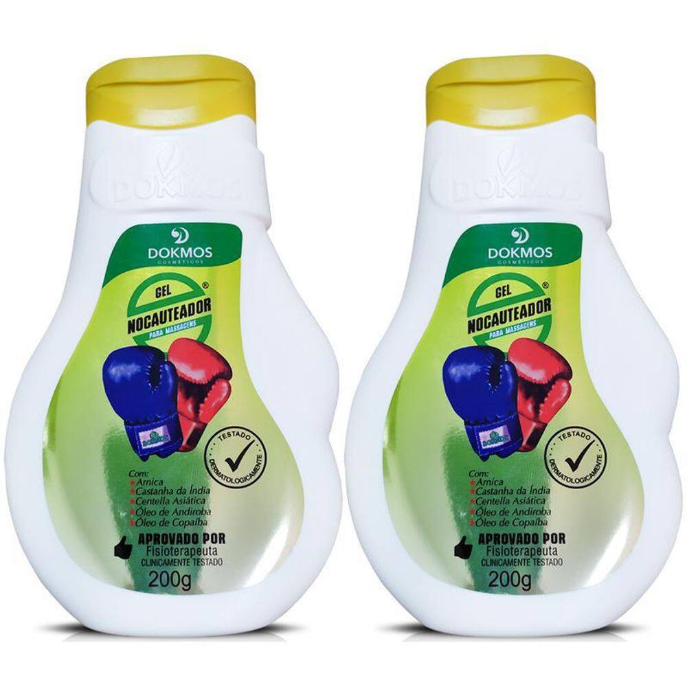 Gel Nocauteador para Massagem 200g Dokmos