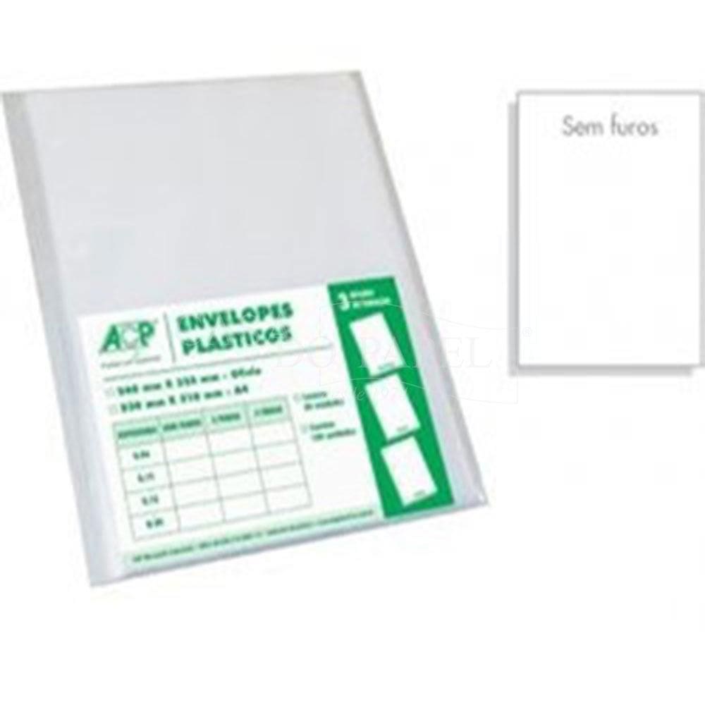 Saco Plastico Ofício 0.15 Micra 240Mmx325Mm Grosso Sem