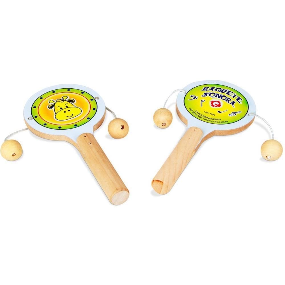 Instrumento Musical Raquete Sonora 10X21Cm