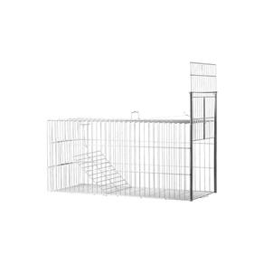Gatoeira Galvanizada 77x36x32 cm - Captura Gatos e Gambás