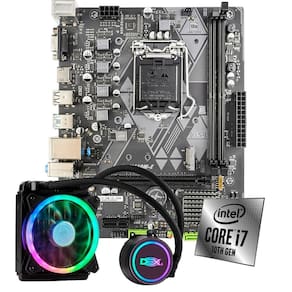 Kit Upgrade Intel I7-10700 Placa Mãe H410M Com Water Cooler
