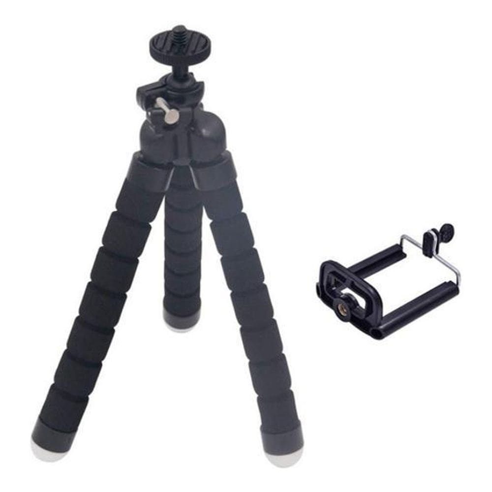 Mini Tripé Flexível Articulado Suporte Celular Selfie Câmera