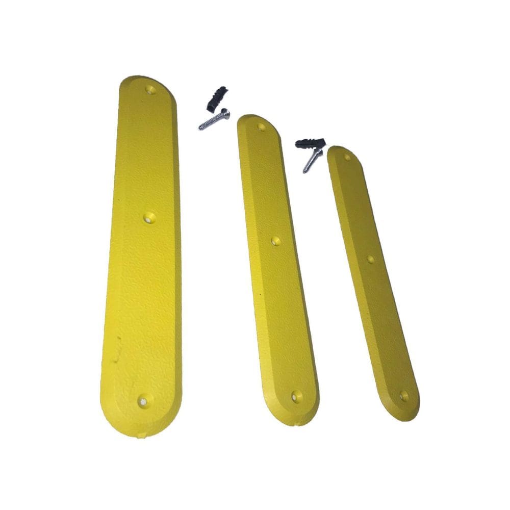 Sinalização Tatil Direcional Amarelo Pvc Com Parafuso Ml