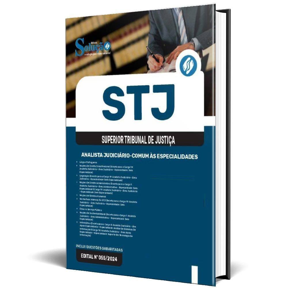 Apostila Stj 2024 Analista Judiciário Comum Às