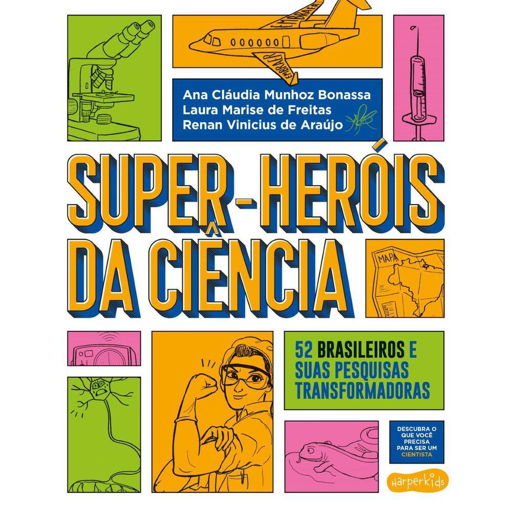 Livro Super-Heróis Da Ciência