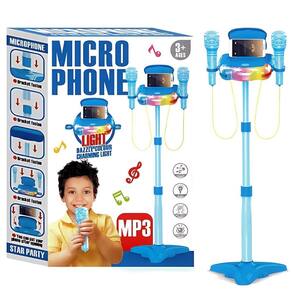 Microfone Infantil Duplo Mp3 Brinquedo Castela