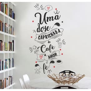 Adesivos Decorativo Frase Uma Dose Caprichada Bar E Cozinha