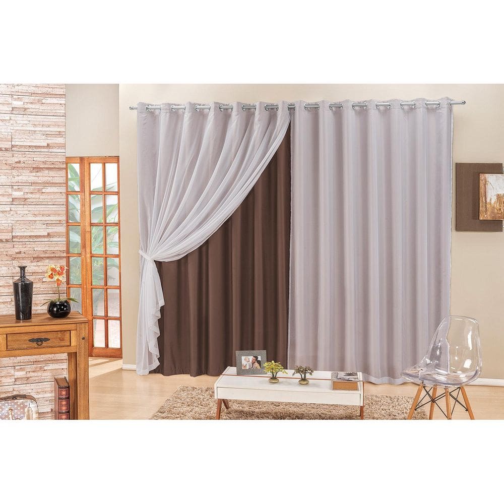 Cortina Elegance 4,00 X 2,50 Tabaco
