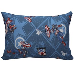 Fronha Vingadores Avulsa Meninos Avenger Cubo Mescla Malha 100% Algodão 48cm x 68cm Portallar