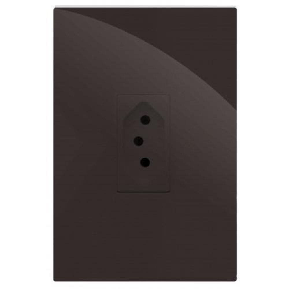 Kit Tomada 10A Vertical 4X2 Brg11148-1Ch