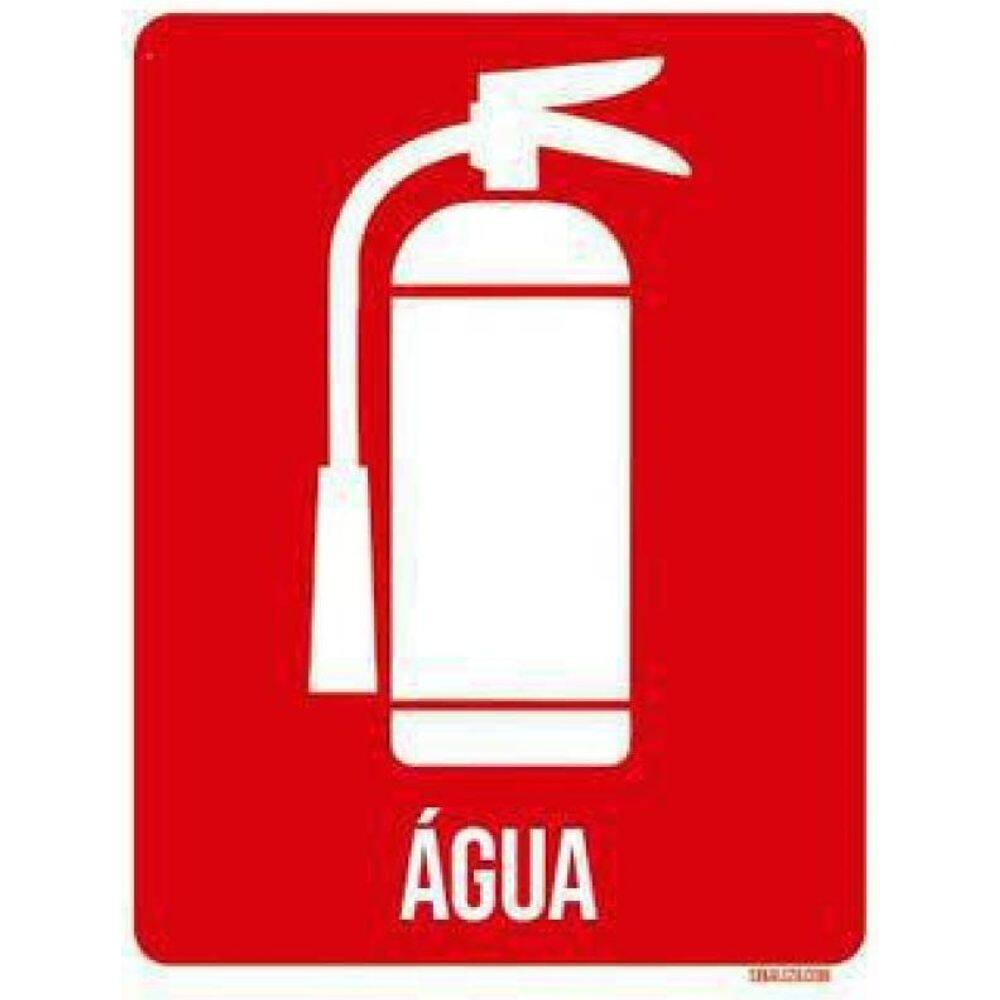 Kit 10 Placas Sinalização Ambiente Hidrante Água