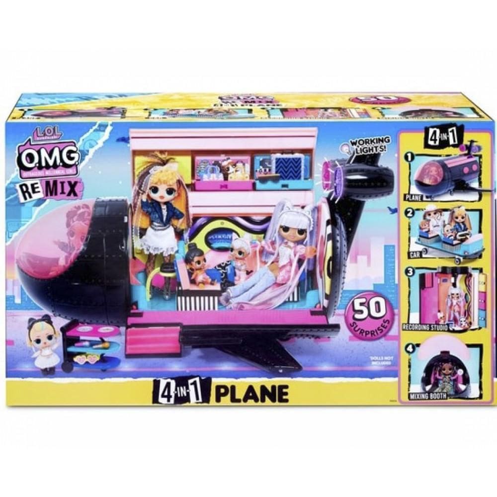 Avião Lol Surprise Omg Remix Plane - Candide 008962