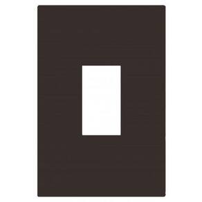 Placa Para 1 Modulo Vertical Com Suporte 4X2 Brs12398-6Ch.