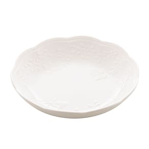 Prato Fundo de Porcelana New Bone Butterfly Flower Branco 21cm Lyor