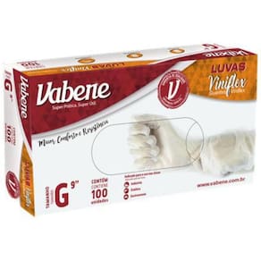 Luva Descartavel Viniflex G 100Un Vabene