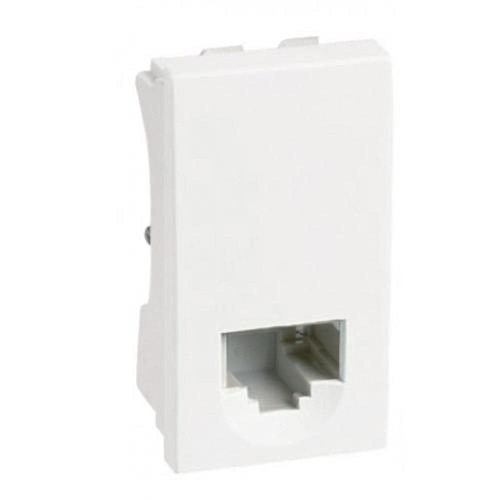 Módulo Entrada Rj11 4 Fios Telefone - Blux Home Branco