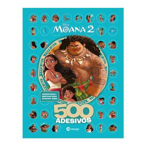 Livro Culturama Moana 2 com 500 Adesivos